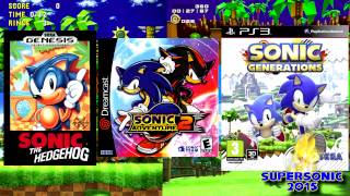 Sonic 1, Adventure 2 and Generations Green Hill Zone Music Fused!!