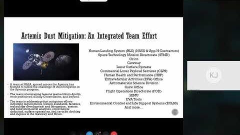 Lunar Surface Science Workshop: Dust and Regolith: K. John