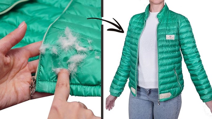 Four ways to repair a ripped down jacket - trailside to invisible fix! 