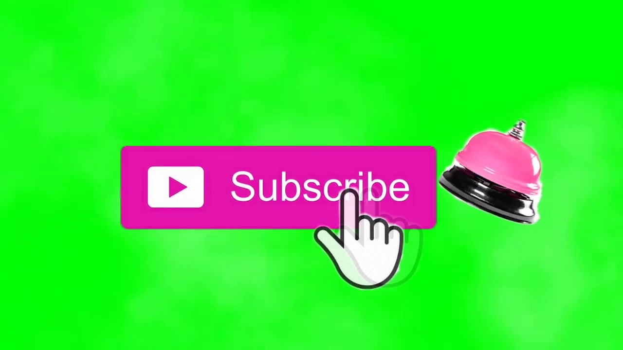 Top 5 girly green screen subscribe buttons (free) YouTube