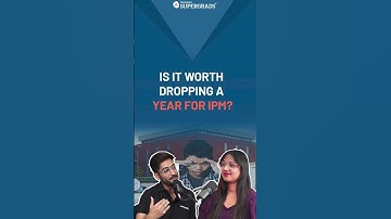 Is Taking a Drop Year for IPM Worth it? 🤔🎯| Should Take a Drop Year for IPM Preparation | #shorts