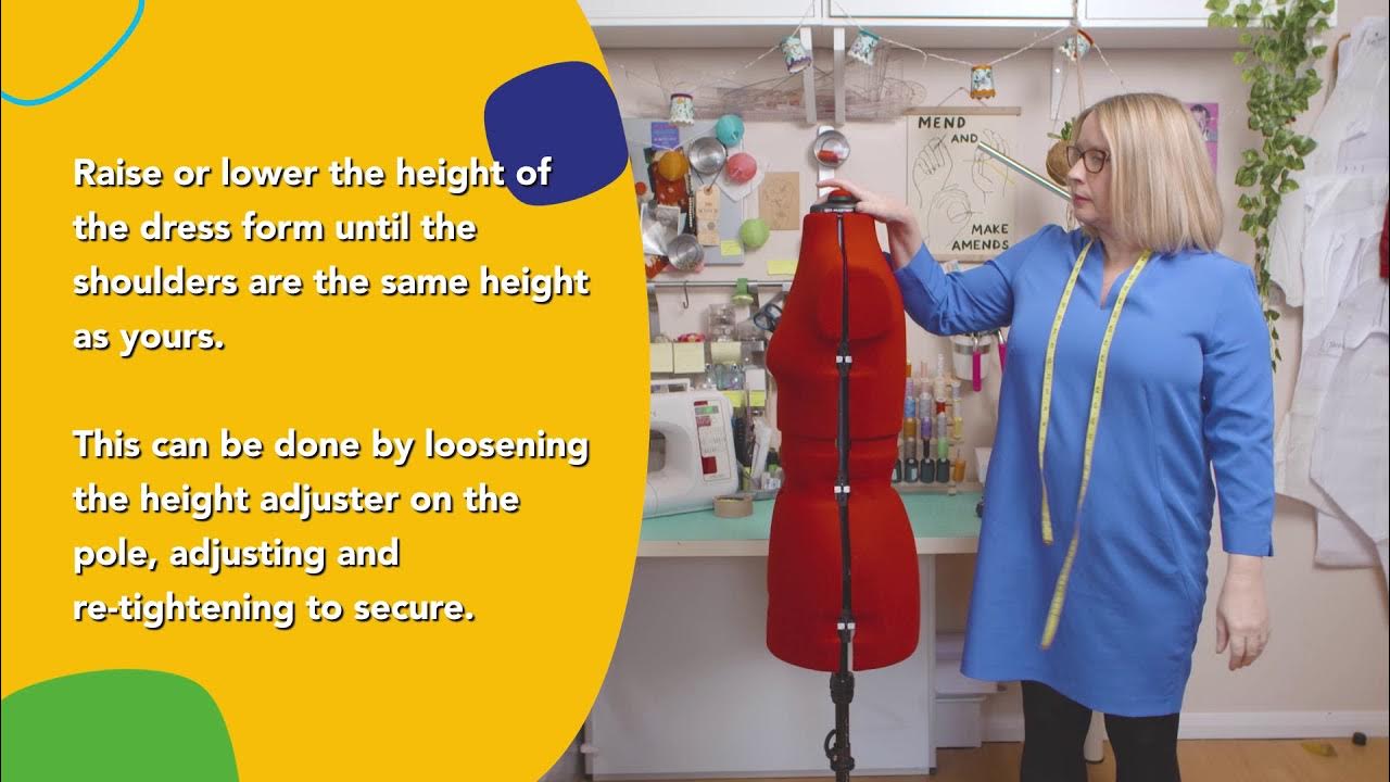 How To Use A Dress Form Guide by Adjustoform YouTube