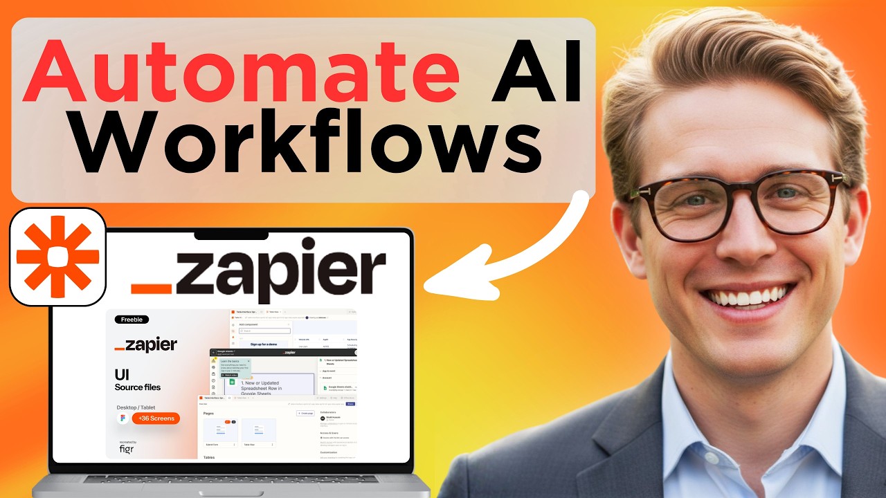 How to automate work with AI agents and AI workflows in Zapier tutorial