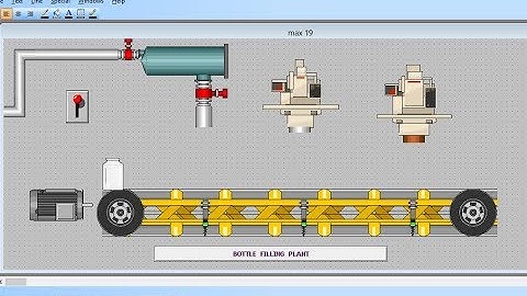PLC - RSLOGIX 500  :- BOTTLE FILLING PLANT  IN PLC  #plc#rslogix#ladderlogic