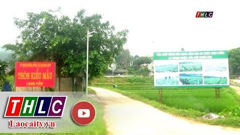 Lào Cai: Nhiều thành công trong xây dựng nông thôn mới kiểu mẫu| THLC