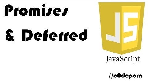 Promises & Deferred with Hattan Shobokshi