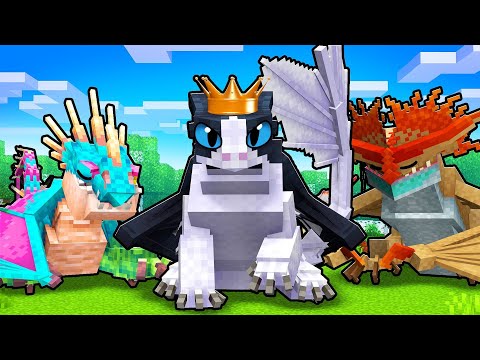 YKKY BECAME the DRAGON KING in Minecraft!