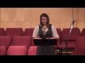 Youth Service - Tanya M. - Song