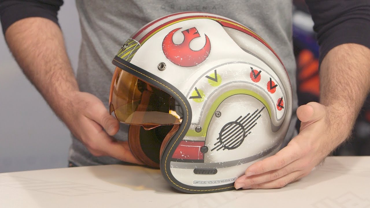 HJC IS-5 X-Wing Fighter Pilot Helmet Review at RevZilla.com - YouTube