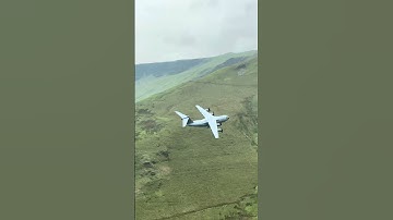 Airbus A400m  mach loop Wales