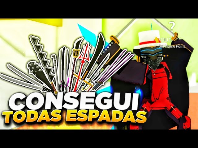 MASTERIZEI TODAS AS ESPADAS DO SEA 1 EM UM UNICO VIDEO NO BLOX