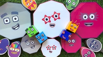 Looking for Numberblocks NEW 109  Puzzle Tetris Shape ASMR  | Numberblocks Satisfying Video