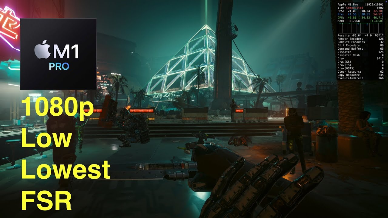 Apple M1 Pro - Cyberpunk 2077 | Performance test - YouTube