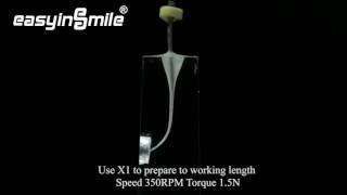 rotary endodontics procedure Easyinsmile X3 Twisted file