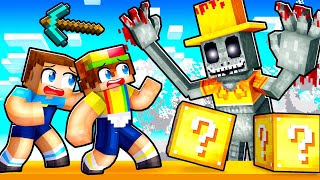 Playing a ZOONOMALY LUCKY BLOCK RACE in Minecraft!