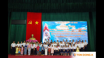 CÙNG TÔN ĐÔNG Á ĐỘNG VIÊN TINH THẦN CHO CON EM QUÂN NHÂN VÀ NGƯ DÂN YÊN TÂM VƯƠN KHƠI, BÁM BIỂN