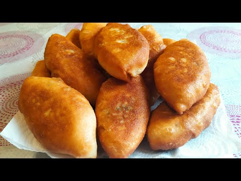 ПИРОЖКИ С МЯСОМ И РИСОМ + начинка за полчаса в одной сковороде!🥟🥟