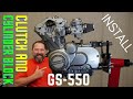 CYLINDER BLOCK AND CLUTCH INSTALL