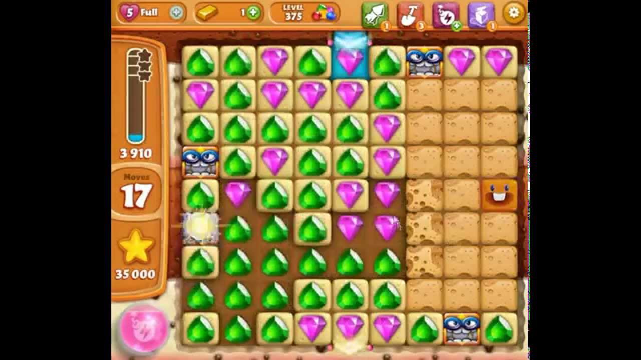 Diamond Digger Saga level 375 no boosters 😈