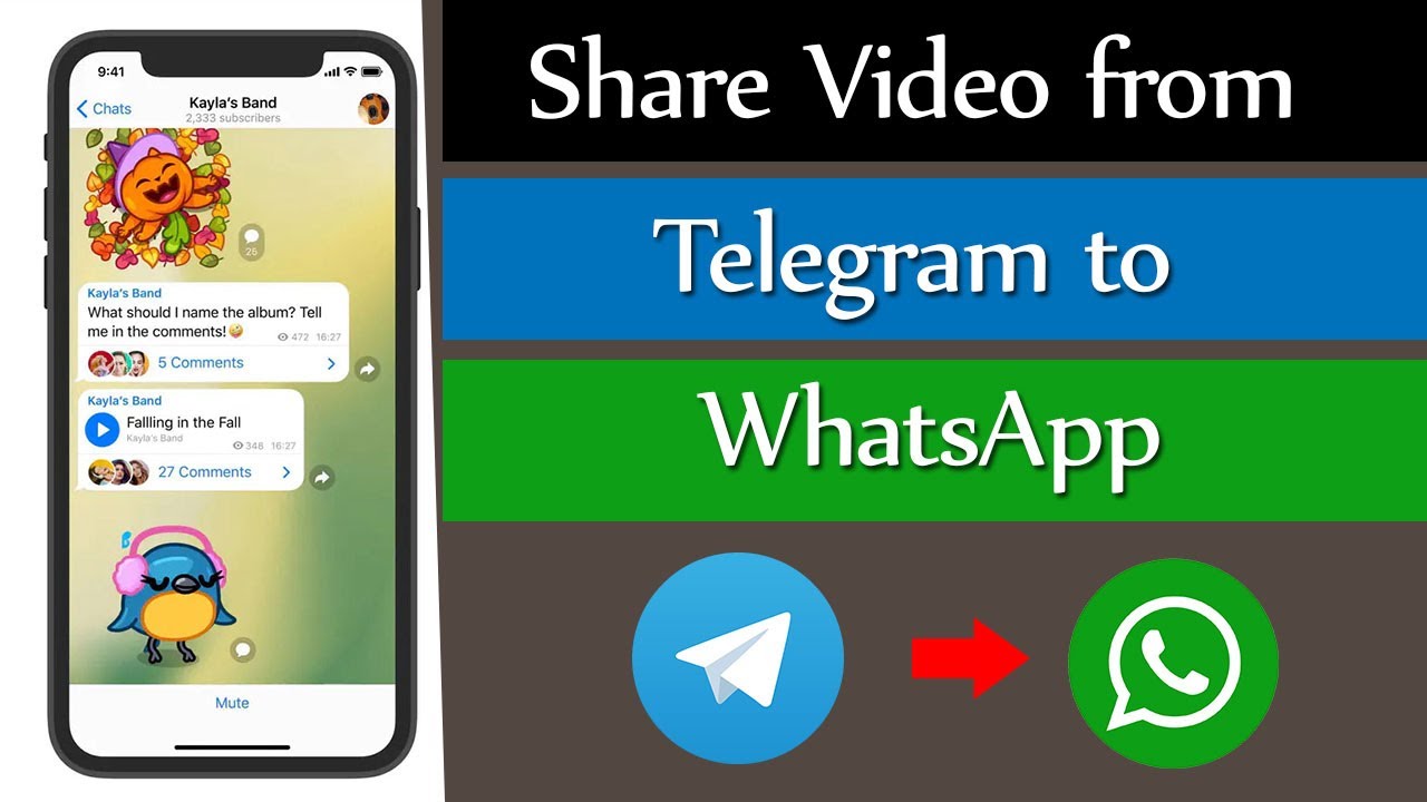 How to Share Telegram Video on WhatsApp? - YouTube