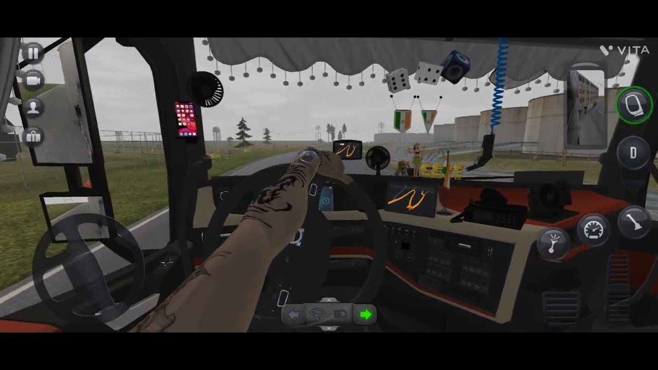 Volvo truck darving transport animal realistic interior 👌 - YouTube