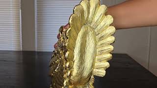 Information 🦃✨ Gold Turkey Figurine | Elegant Thanksgiving Home Decor Guide