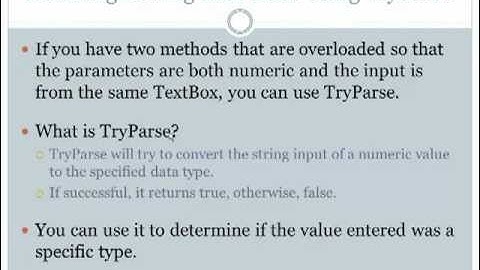 Overloading Methods in C#