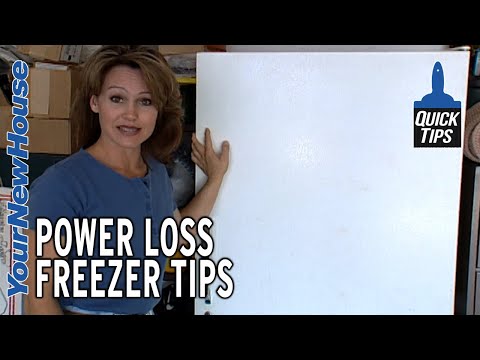 Preparing for Power Outages - Freezer Tips