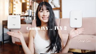 Canon IVY vs. Canon IVY 2 Mini Photo Printer | Review & Unboxing | Cheryl Goer