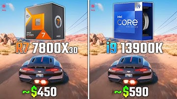 RYZEN 7 7800X3D vs INTEL i9-13900K | Test in 6 Games