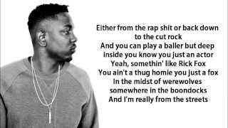 Kendrick Lamar - What the Deal [Lyrics + HD]