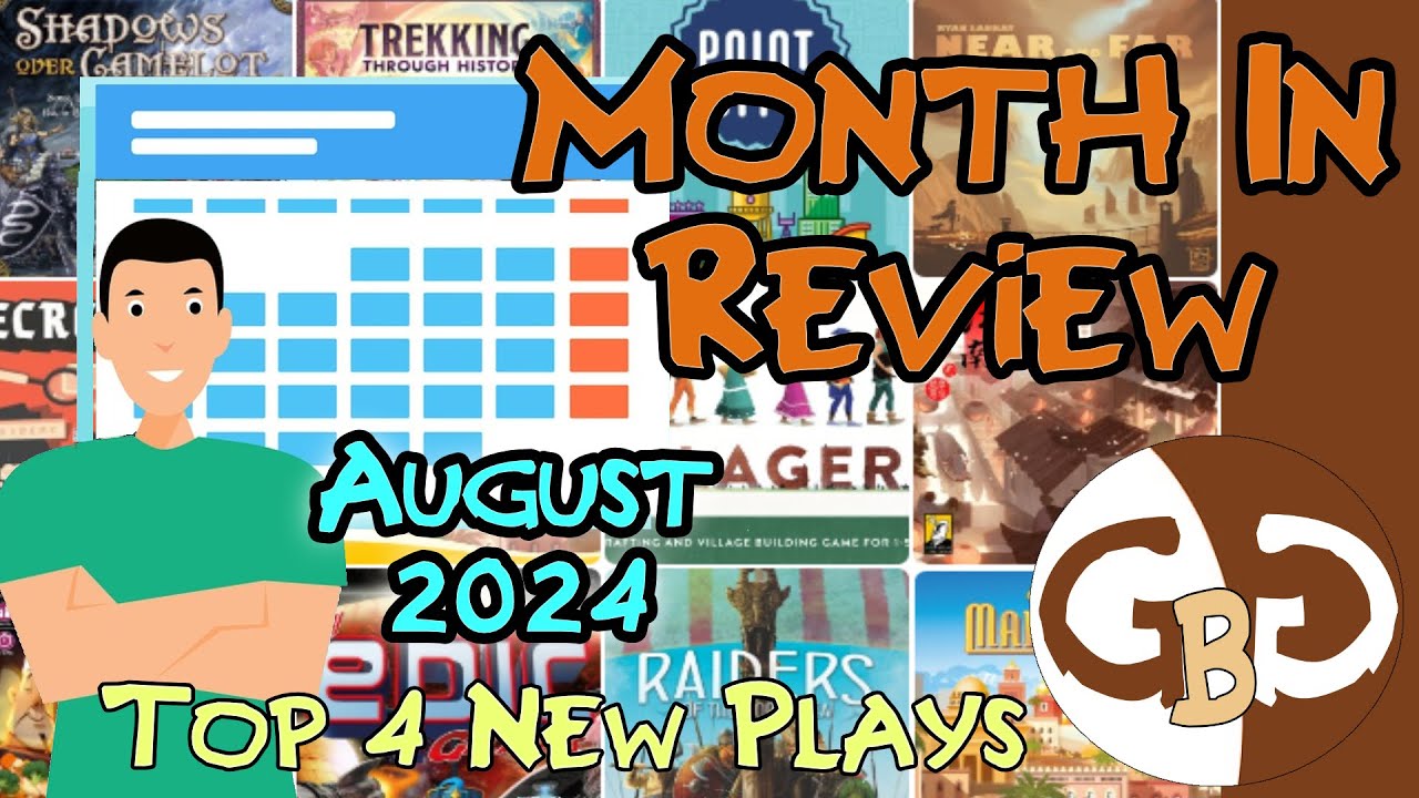 August 2024 In Review | Top 4 New-To-Me Games