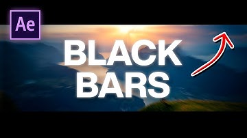[TUTORIAL] How to Animate Cinematic Black Bars - After Effects 2020