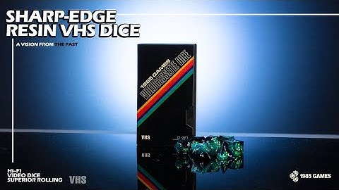 A Kickstarter Project We Love: 1985 Games Presents: Sharp Edge VHS Dice