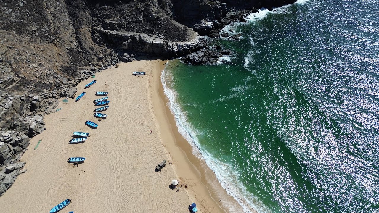 PLAYA PUNTA LOBOS, NEAR TODOS SANTOS, DRONE VIDEO
