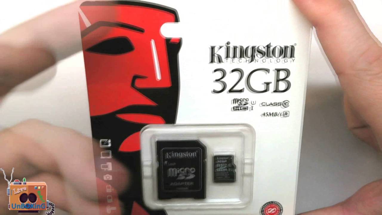 LiveRoBoT UnBOXing - Карта Памяти microSDHC Kingston TECHNOLOGY 32 GB CLASS 10 [10 ЛЕТ ГАРАНТИИ]