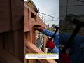Timber Frame GoneWild #ConstructionTok #WoodworkingUSA #OddlySatisfying