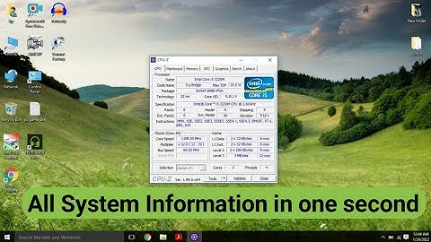 How to Download & Install CPU-Z on Windows 10 | How to Use CPU-Z | Detailed PC System Information
