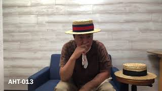 AHT-013 STRAW BOATER HAT (CHAMP)