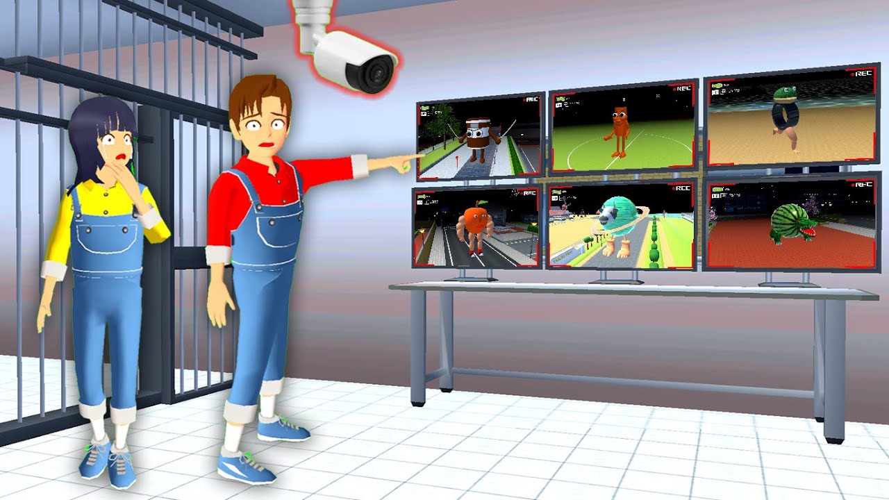 YUTA MIO TAKUT CCTV REKAM PASUKAN ANOMALI BRAINROT DI DEPAN RUMAH 😱 SAKURA SCHOOL SIMULATOR