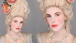 Marie Antoinette Inspired Makeup Tutorial  Costume Party Look #FacePaintBook