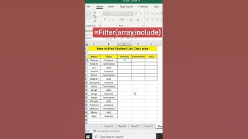 Guess Students List-Class wise #excel #msexcel #msexceltricks #msexceltutorial #shortsvideo #shorts