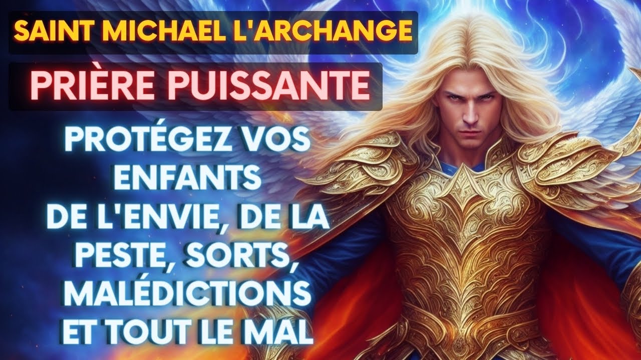 🛑PRIÈRE À SAINT MICHEL L'ARCHANGE - Protégez vos enfants de l'envie, des fléaux et de la sorcellerie