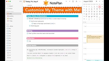 Customize NotePlan with Beautiful and Colorful Headings via Themes - A Detailed Walkthrough
