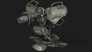 Machine Gun Turret - UE5