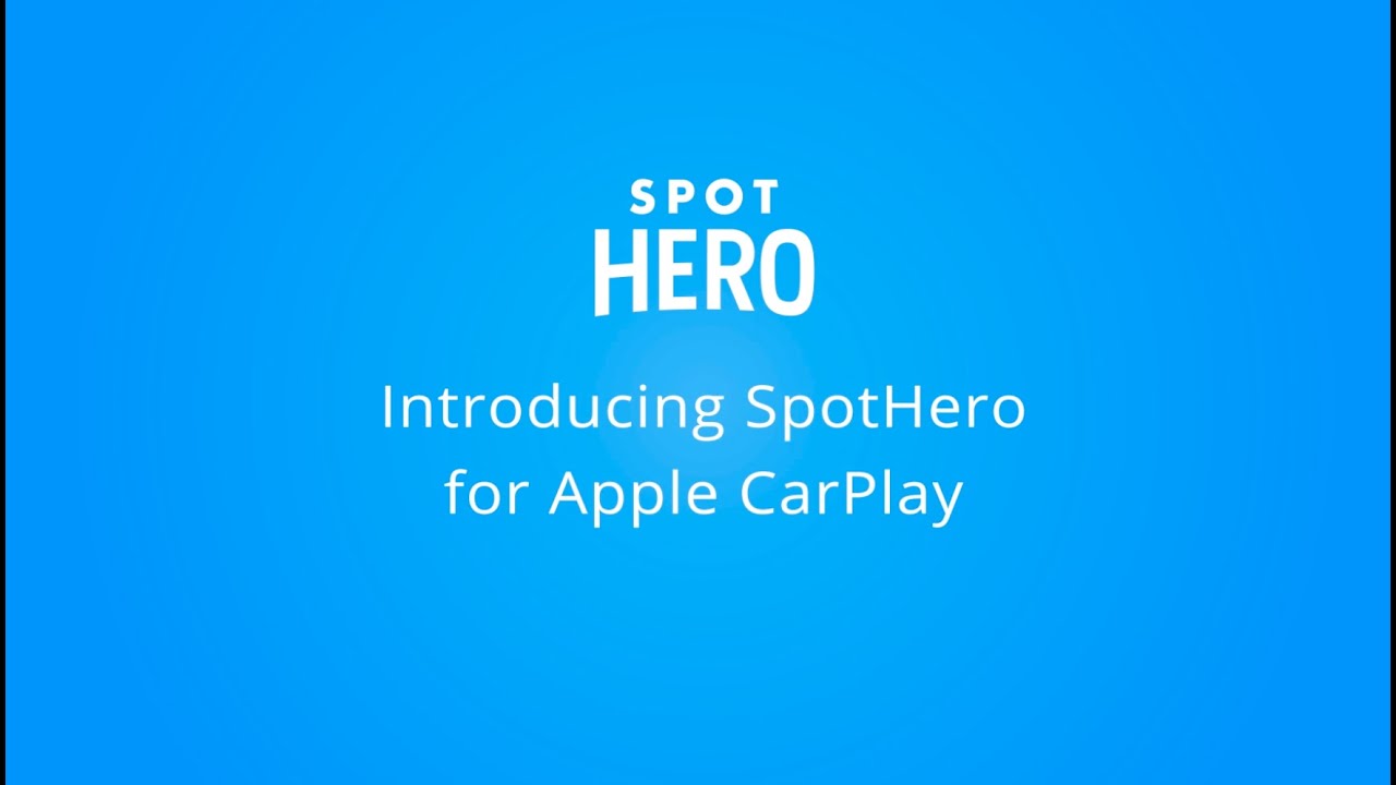 SpotHero for Apple CarPlay