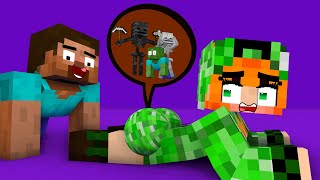 Monster School : GIRL CREEPER BREWING FIRST MEET MEME CHALLENGE - Minecraft Animation