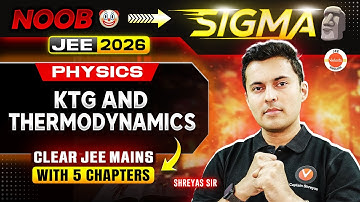 Day 3 : KTG & Thermodynamics | Clear JEE Mains 2026 in 5 Chapters | 5 Day Challenge | Shreyas Sir
