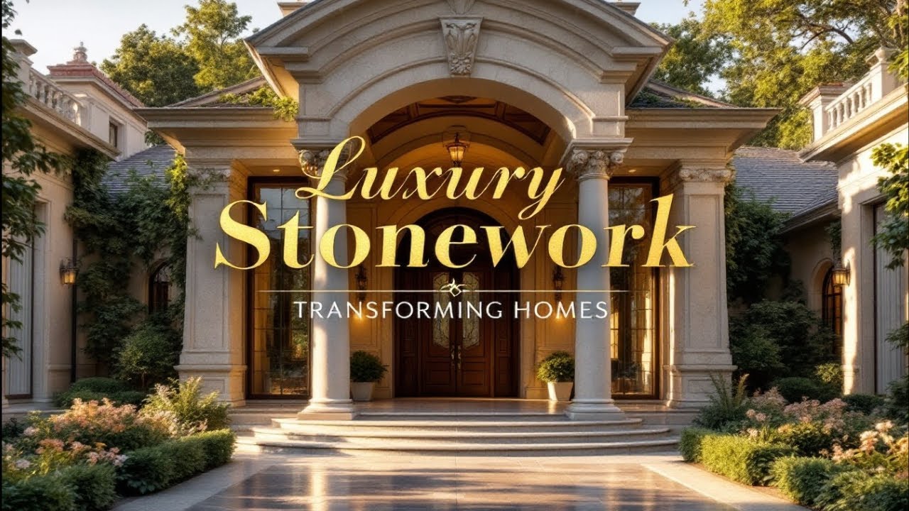 View of Luxury Stonework: Transforming Homes Elegantly! #shorts #DIY - YouTube