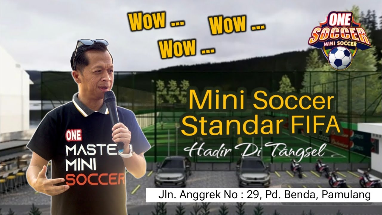 Wow !!! Kini hadir Mini Soccer Arena di Tangerang Selatan dengan konsep